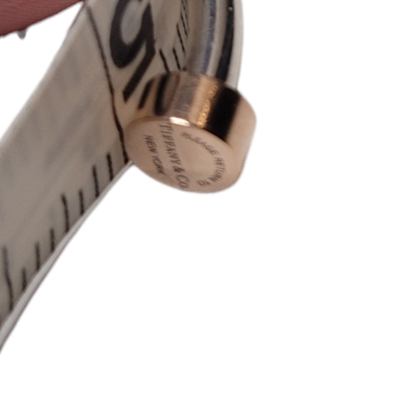 Rare Tiffany & Co Rubedo Ends Circle Edge Cuff Bracelet - Picture 10 of 16